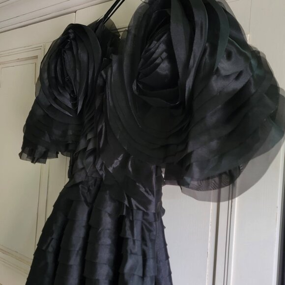Aje Amour Black Dress US 2 - Picture 7 of 11
